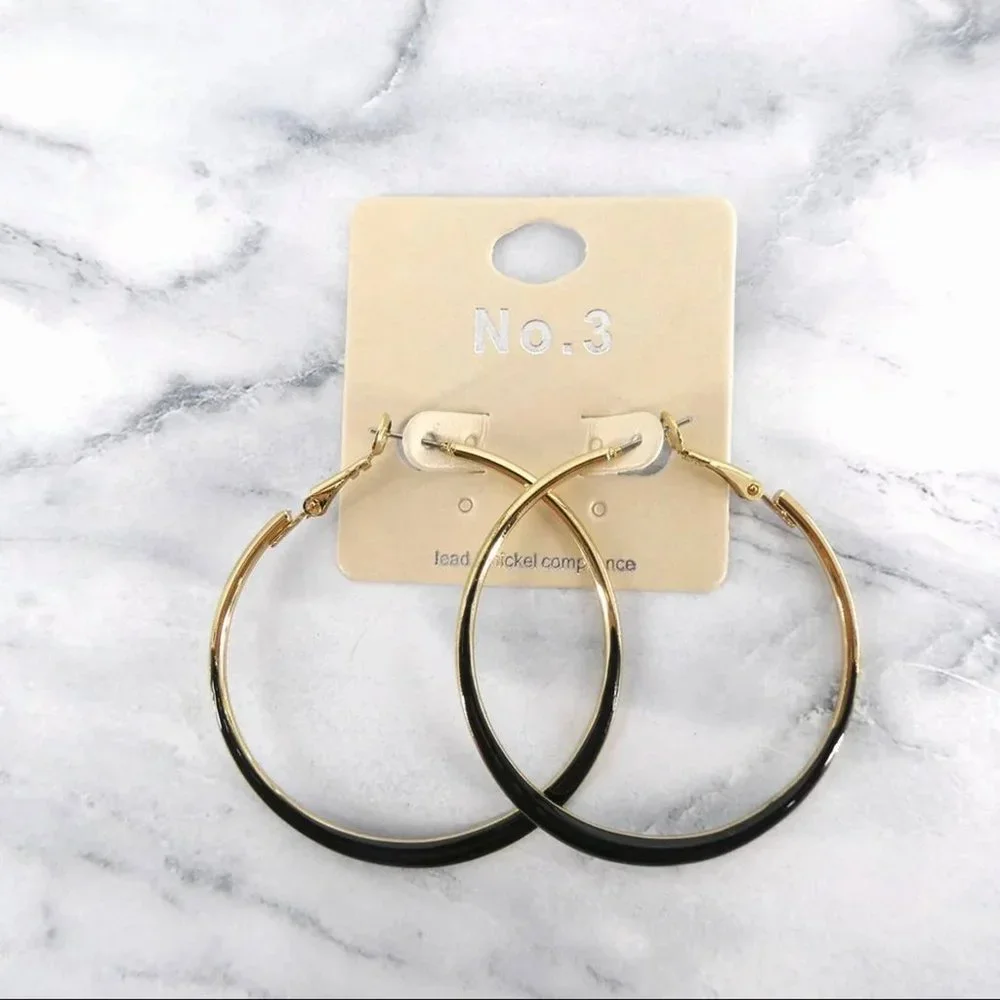 Sterling Silver Small Hoop Earring 8MM - Picture 1 of 5